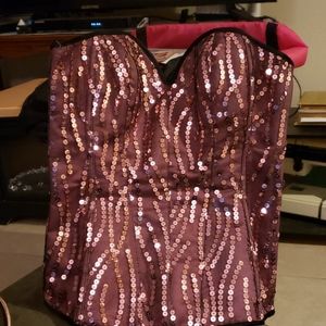 Sequin corset